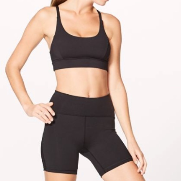 NWT BLACK LULULEMON TRAIN TIMES BRA - 6 or 8 - Picture 4 of 8